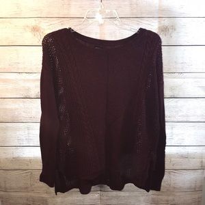 Burgundy Sweater